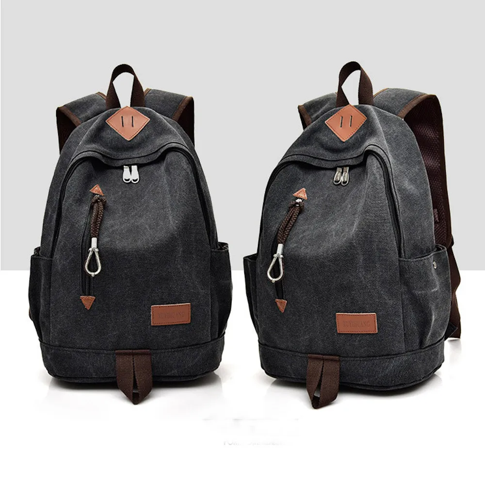 Aelicy повседневный мужской холщовый рюкзак школьная дорожная Студенческая сумка