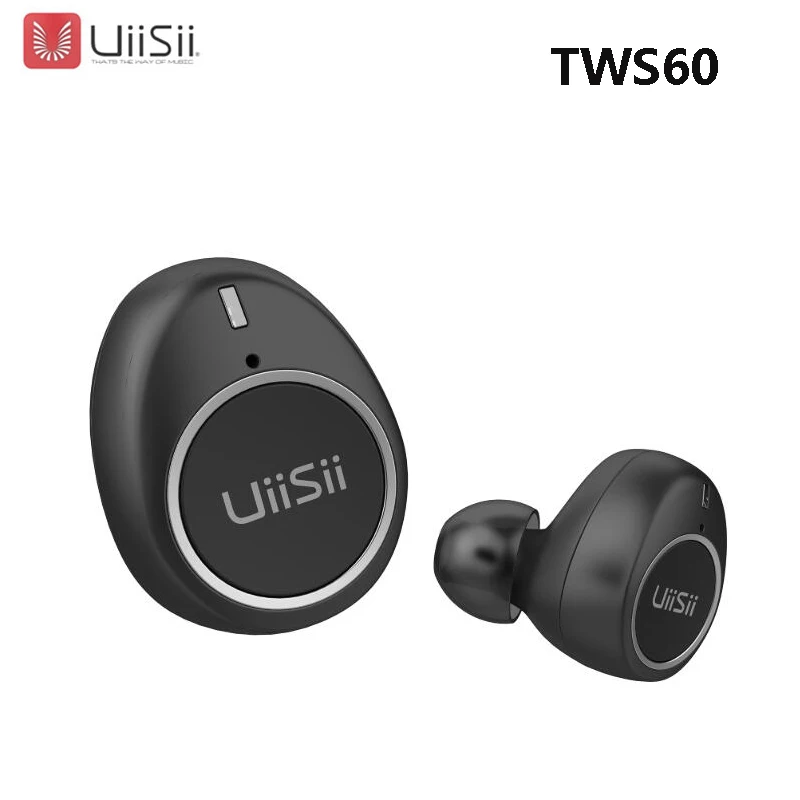 UiiSii TWS Ture Беспроводная bluetooth-гарнитура BT5.0 мини крючок для сережки наушники с зарядным устройством спортивные наушники для телефона