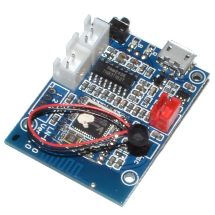 Стерео усилитель мощности PAM8406 Bluetooth 4 1 Плата усилителя звука DIY Kit 5Wx2 бесплатная