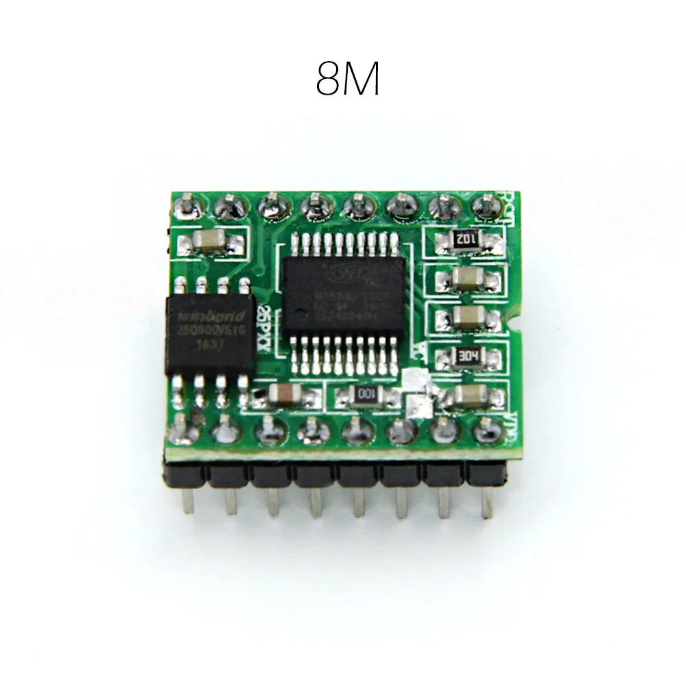 Звуковая плата WT588DM01 WT588D для голосового модуля 8 м 32 255 голоса 4 канала