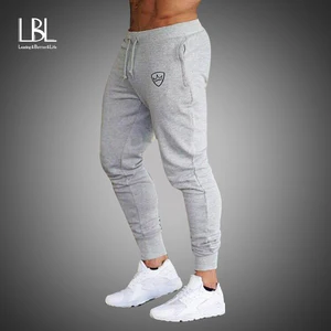 Брюки мужские тонкие спортивные, повседневные джоггеры, тренировочные штаны для фитнеса и бодибилдинга, с ограничением времени на осень, 2019