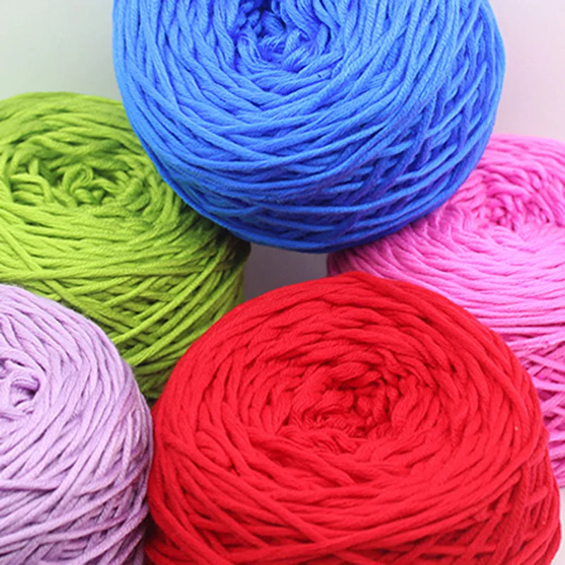 1 шт. = 200 г молочный хлопок толстая пряжа для вязальная шарфа ручного вязания с