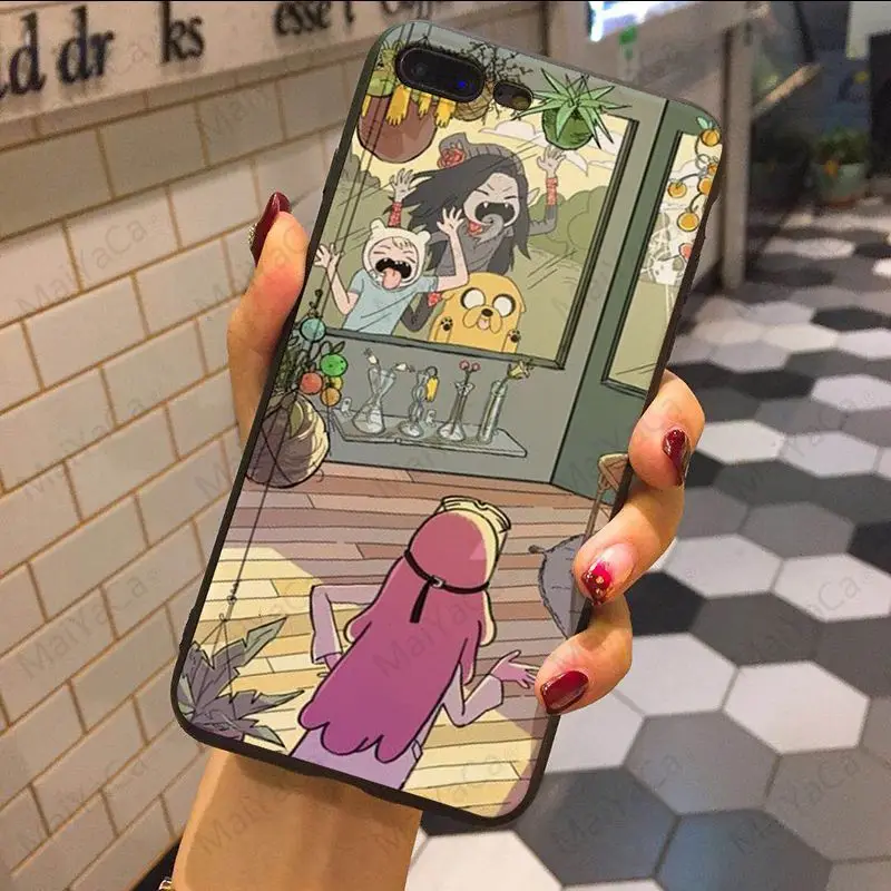 2 MaiYaCa adventure time, распродажа, роскошные крутые аксессуары для телефонов, чехол для iphone 7, 7 plus, X, 8, 8plus и 5, 5S, 6s, 6s Plus, чехол для телефона - Цвет: 2