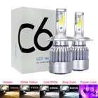 Светодиодные лампы для автомобильных фар H7 H11 H4 HiLo H1 H3 H8 HB1 HB3 HB4 HB5 HIR2 H13 3000K 4300K 6000K 8000K 14000K