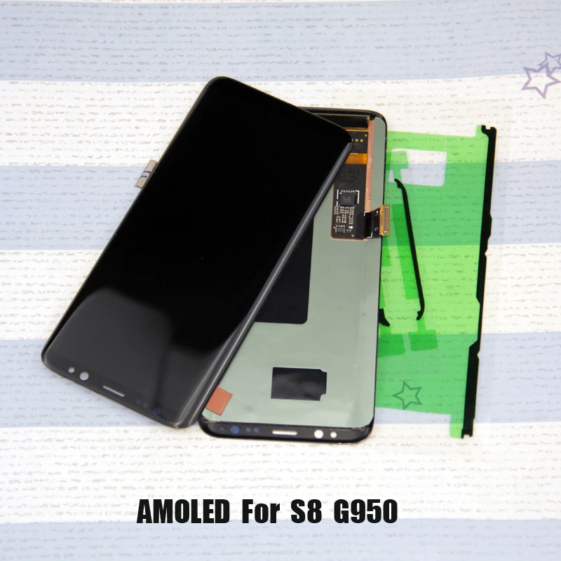 Сменный ЖК дисплей для Samsung S8 SAMSUNG Galaxy G950 G950F с сенсорным экраном и дигитайзером