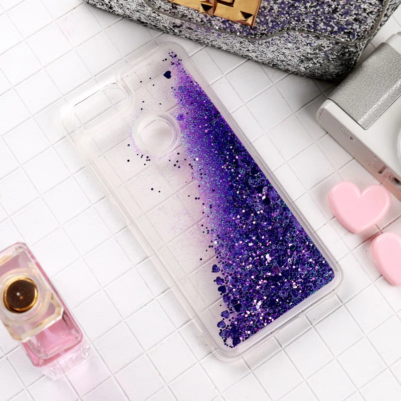 Чехол для спортивной камеры Xiao mi Red mi Note 7 8 Pro 8A 7A 6A 6 S2 K20 чехол с изображениями искрящихся влажным блеском бампер Xiaomi mi 9T 9 Lite A3 8 SE A2 чехлы - Цвет: Purple