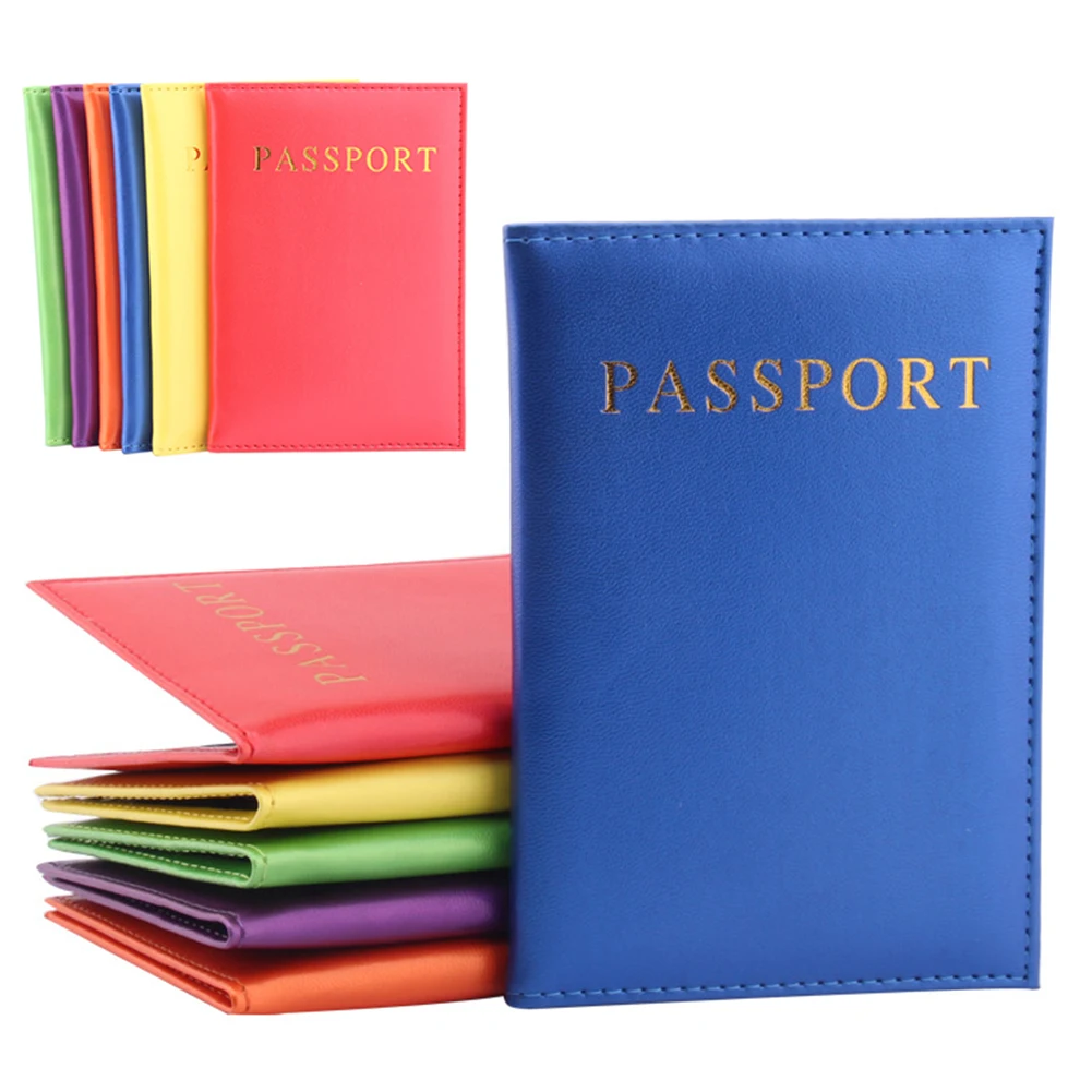 2019 Fashion Cute Passport Cover Women Russia Pink Holder Covers for Passports PU Leather Woman Man Case | Багаж и сумки