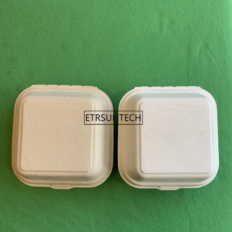 200 шт. контейнер для пирожных и гамбургеров|Одноразовые пищевые контейнеры| |