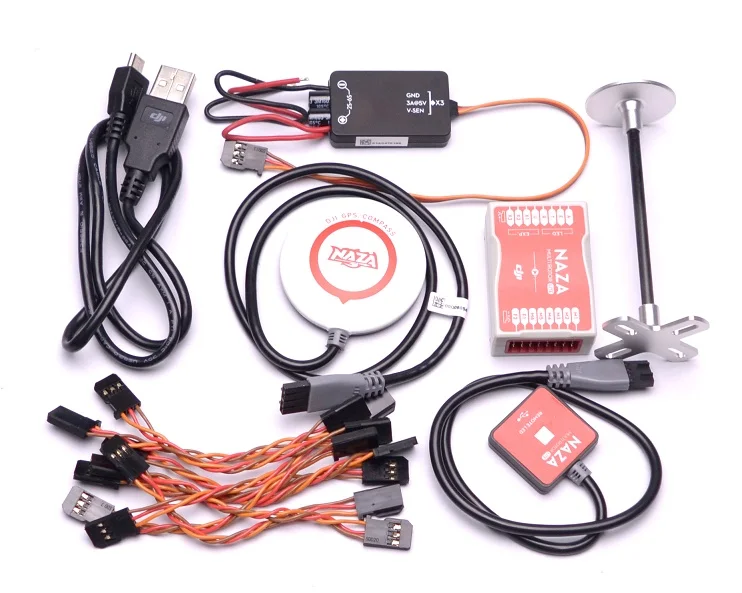 Контроллер полета Naza M Lite Multi Flyer версии и gps комбо для квадрокоптера - Цвет: with original GPS