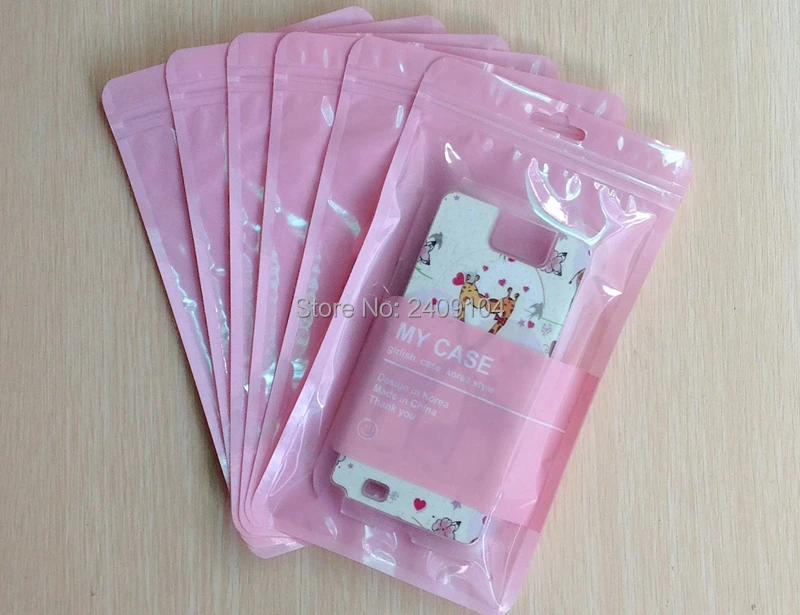 Пластиковые полиэтиленовые пакеты на застежке-молнии 5000 шт./лот 12*21 5 см розовая