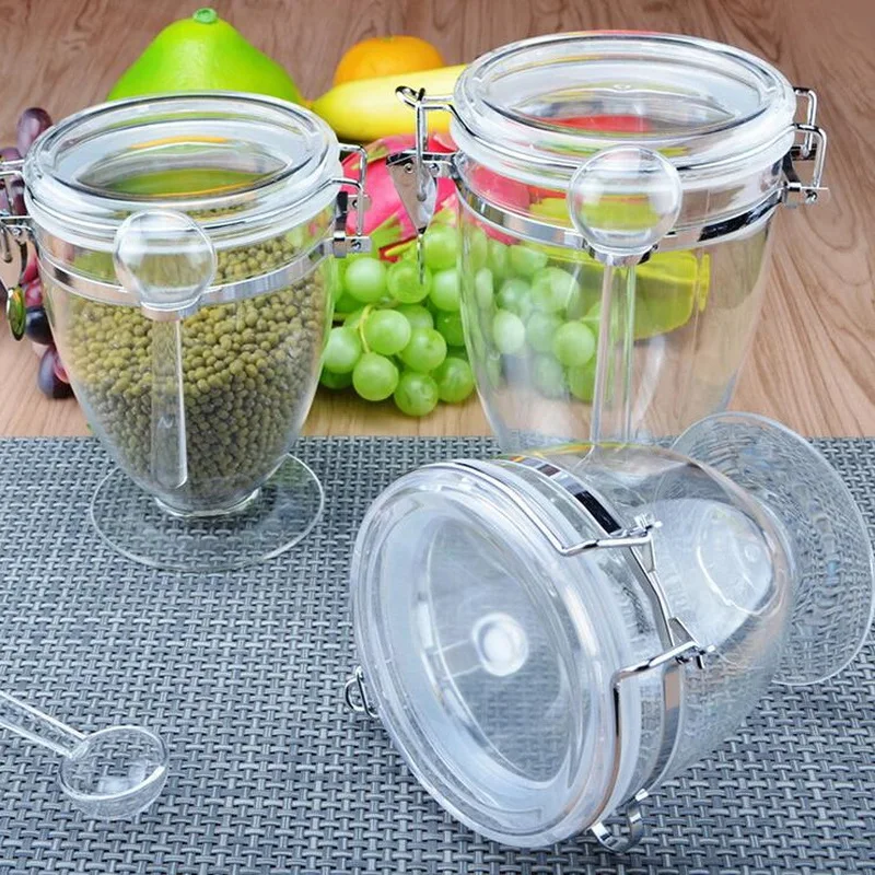 Бытовые Герметичные банки бутылка для хранения кофейных зерен сухофруктов