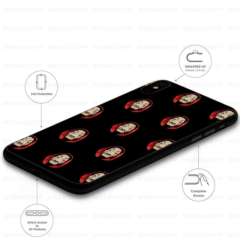 Мягкий чехол Money Heist La Casa De Papel для Huawei Mate Honor 20 6A 7A 7C 7X 8 9 9X 10 View Lite Pro 30 |