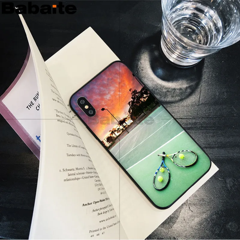 6 Babaite спорта тенниса рукоделие принт рисунок телефона чехол для Apple iPhone 8 7 6 6S Plus X XS MAX 5 5S SE XR чехол - Цвет: 6