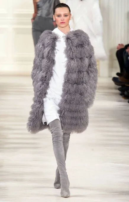 Большие размеры 43 серые замшевые высокие сапоги до бедра на высоком каблуке