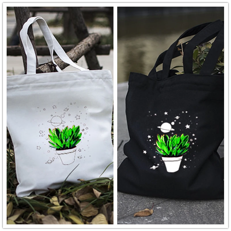 Хлопчатобумажная холщовая Экологически чистая Сумка тоут YILE на молнии для