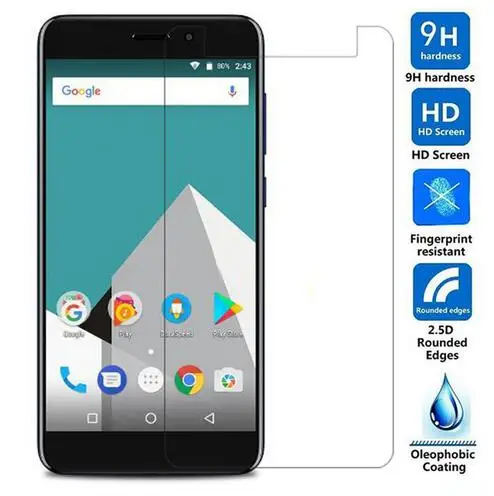 

10pcs/lot Tempered Glass Original 9H Front Cover Explosion-proof Protective Film Screen Protector for Vernee M5 Guard Shield