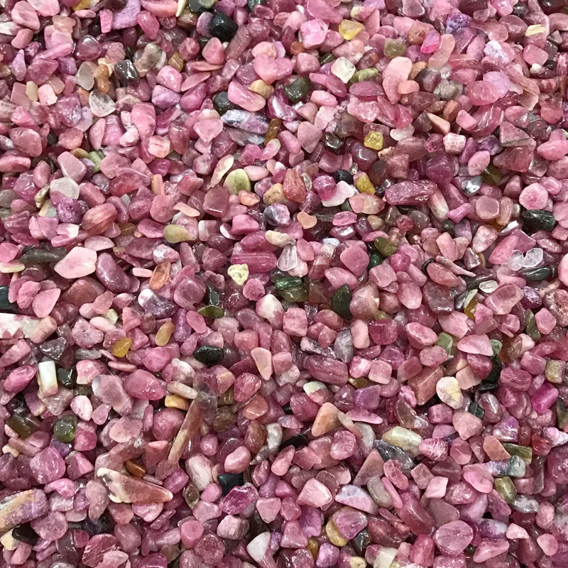 Натуральный турмалин Rubellite гравий оригинальный камень минеральный очищающий