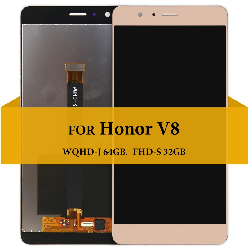 Для Huawei Honor V8 KNT AL10 FHD S 32 Гб ЖК экран UL10 TL00 дисплей дигитайзер сборка телефон