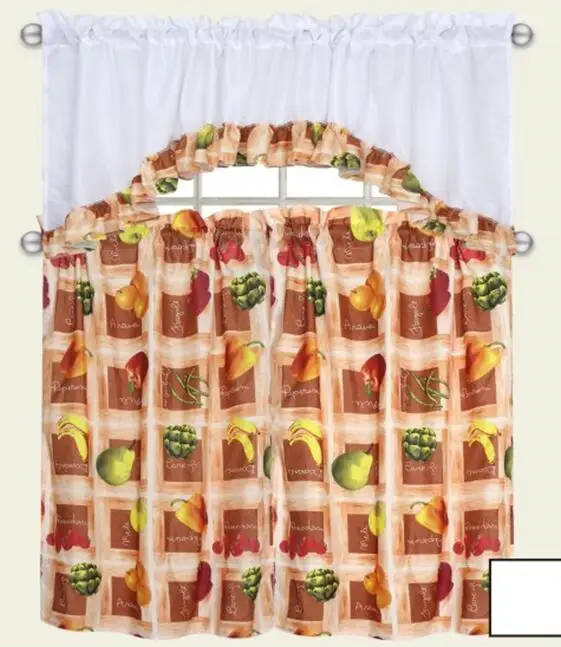 3 шт. набор кухонных занавесок фруктовый дизайн|curtain design|designer curtainsdesigner kitchen curtains |