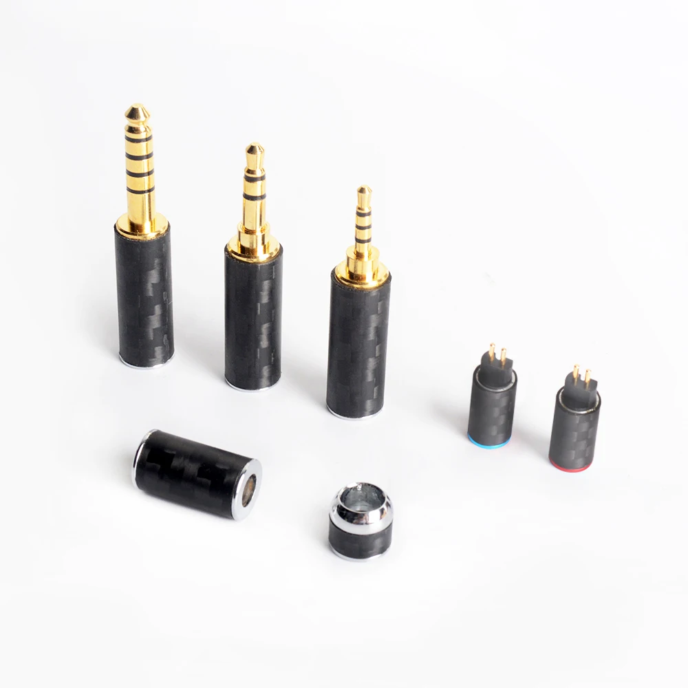 OKCSC DIY Наушники Аксессуары для кабелей MMCX 0,78 мм A2DC разъем разделительный ползунок Набор 2,5 мм 3,5 мм 4,4 мм сбалансированный штекер выходной комплект
