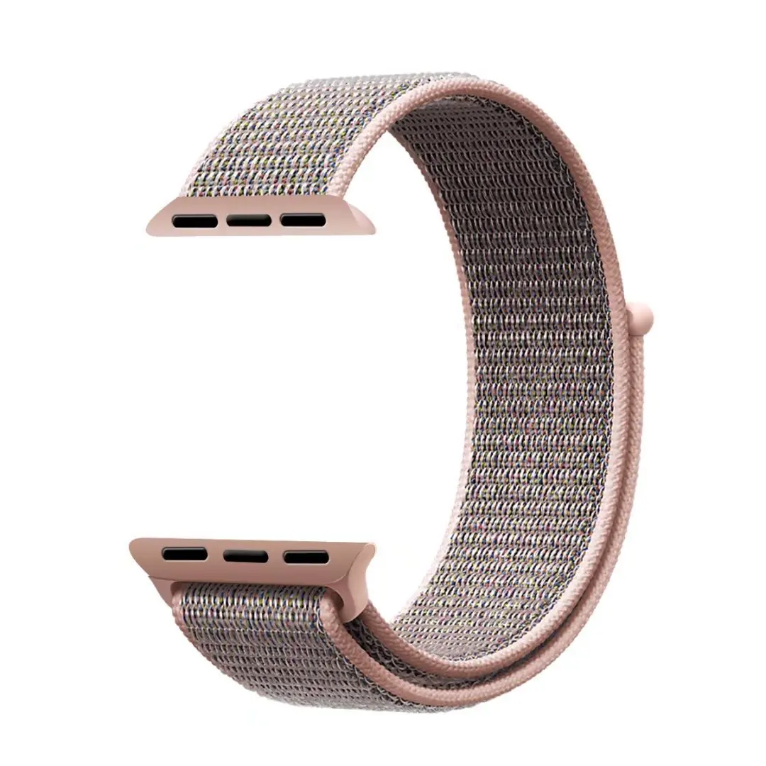 Нейлоновый ремешок для часов Apple watch 42 мм 38 мм iwatch 4 3 2 Ремешки для наручных часов адаптер 44 мм 40 мм Плетеный спортивный ремешок