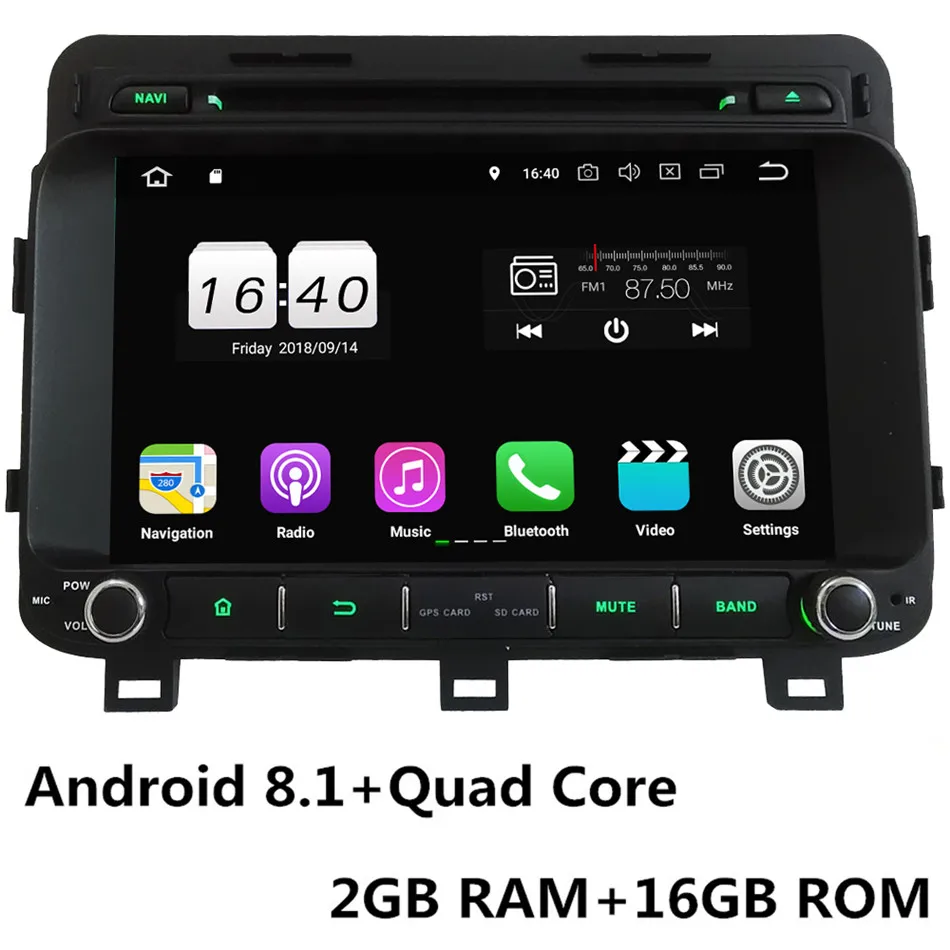 Android 8.1 x 4Core " Восьмиядерный 4G Wifi Android 8,1 4 Гб ОЗУ 64 Гб ПЗУ RDS USB BT автомобильный DVD мультимедийный плеер Радио стерео для Kia K5 Optima - Цвет: Android 8.1 x 4Core