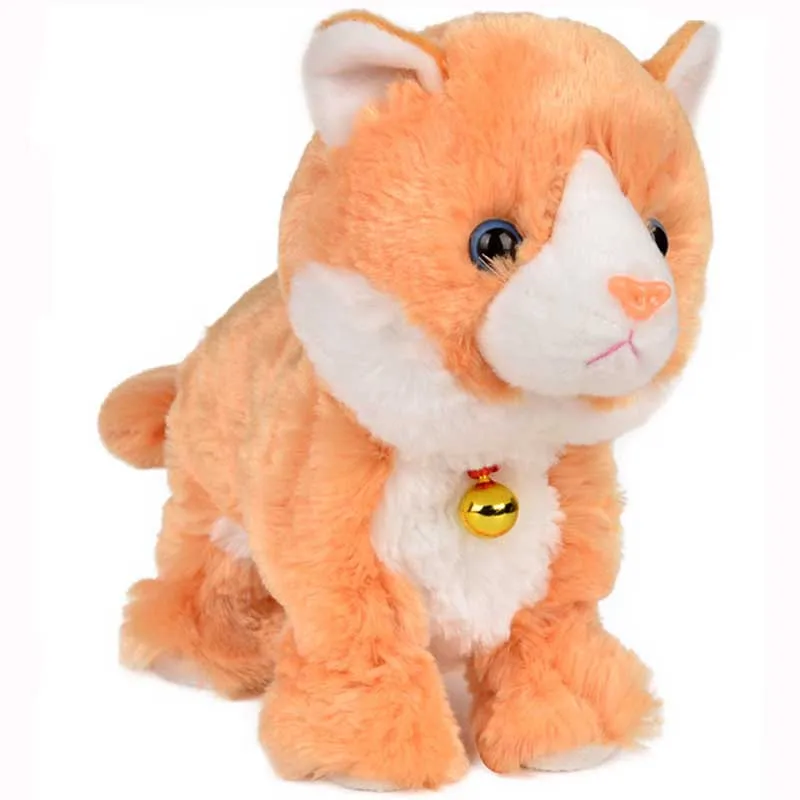 Игрушки электронные домашние животные звуковое управление коты кошка лающая