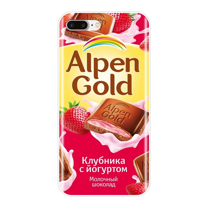 No.8 Чехол для iPhone 6 S 6 S 7 8 X XR XS Max Силиконовый Забавный шоколадный русский мягкий чехол для Apple iPhone 8 7 6 S 6 S Plus чехол для телефона - Цвет: No.8