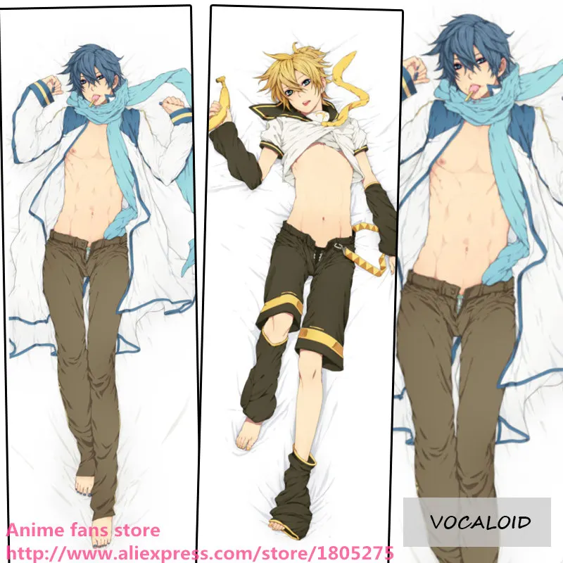 Классная японская Аниме Vocaloid Kaito& Kagamine Ren BL наволочка Dakimakura Наволочка декоративная обнимающая постельные принадлежности для тела