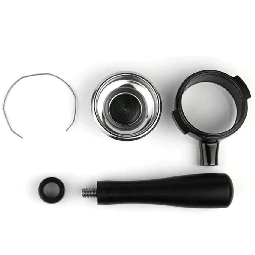 

58mm Coffee Machine Handle Single/Double Blind Bowl Grinder Powder Semi-automatic Coffee Machine Reusable Accessory For Cleaning