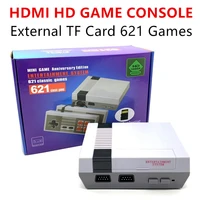8 bit retro handheld game player family tv video game console hd output 600621 classic games built in tf card can download