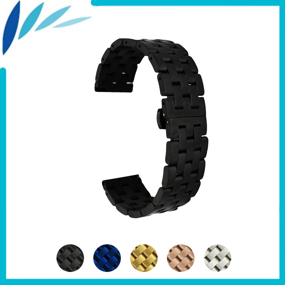 Браслет для часов из нержавеющей стали 20 мм 22 браслета Breitling с пряжкой бабочкой