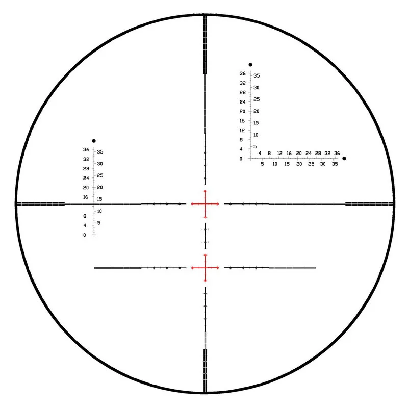 Visionking 10 40x56 военный прицел с 21 мм крепление кольца Long Range Хорошее качество