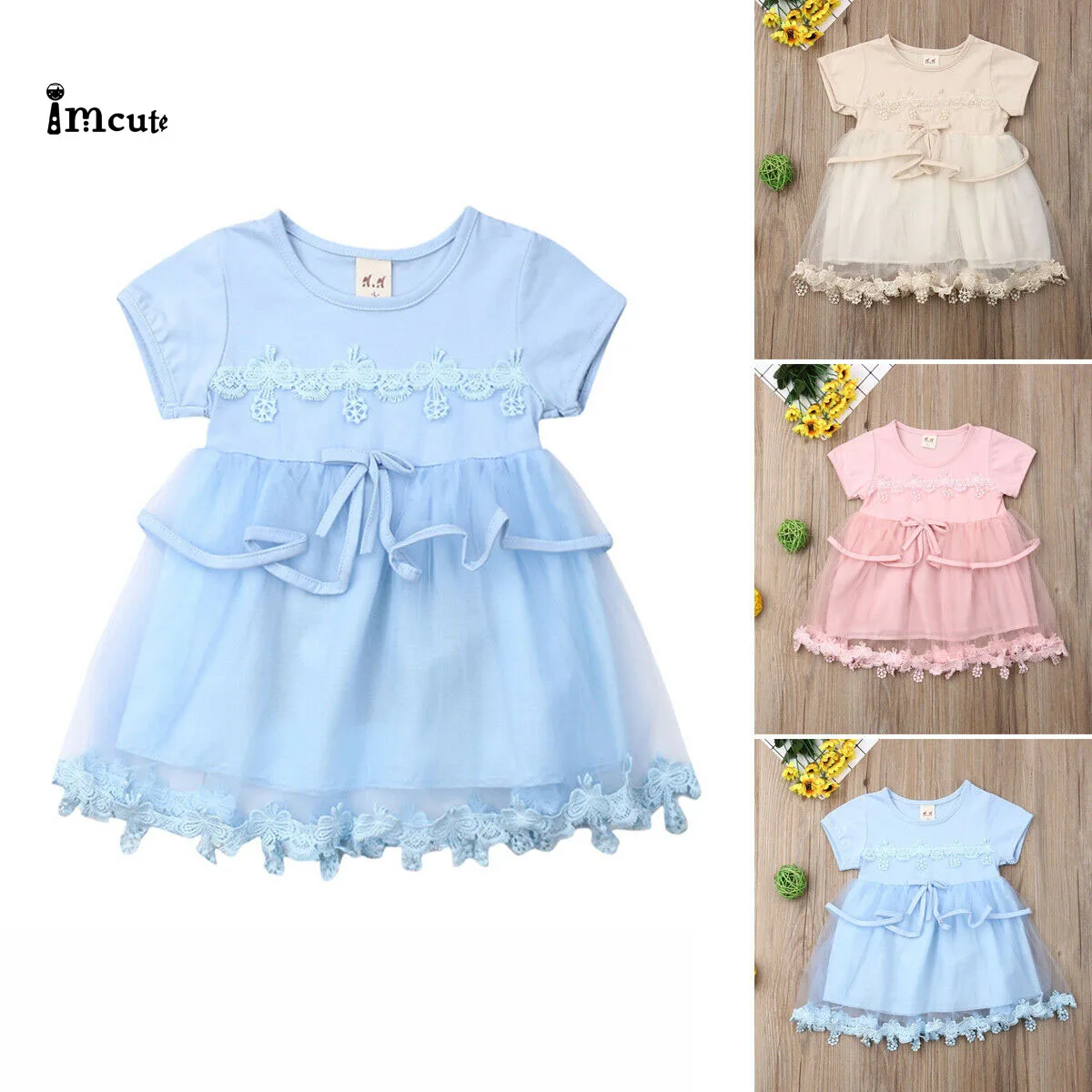 Новое платье принцессы с цветами для девочек детские вечерние платья фатиновой