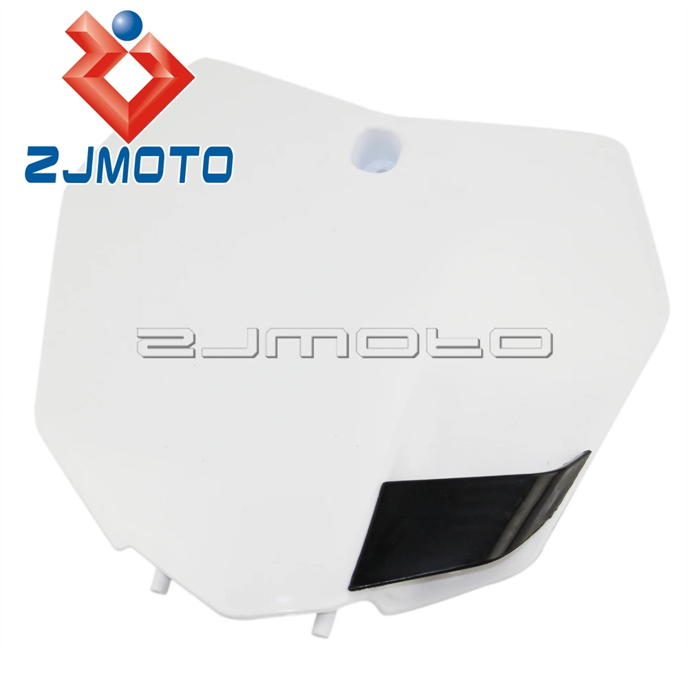 ZJMOTO Мотокросс спереди имя номерной знак для 350 SX-F 250 SX 2013-15 Dirt Bike Enduro MX белый |
