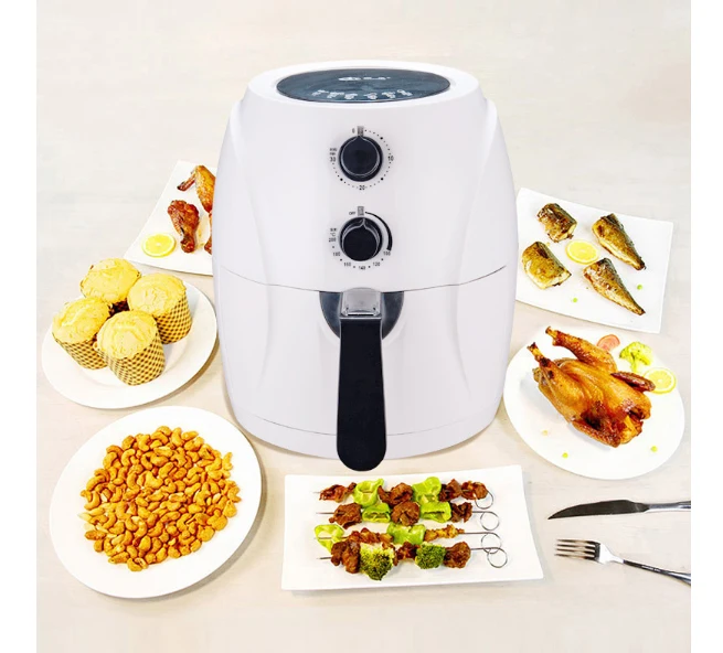 

Automatic Air Fryer Intelligent Chicken Fish Baker Home Oven Chips Nuggets Mozzarella Maker NO Smoke Oiless