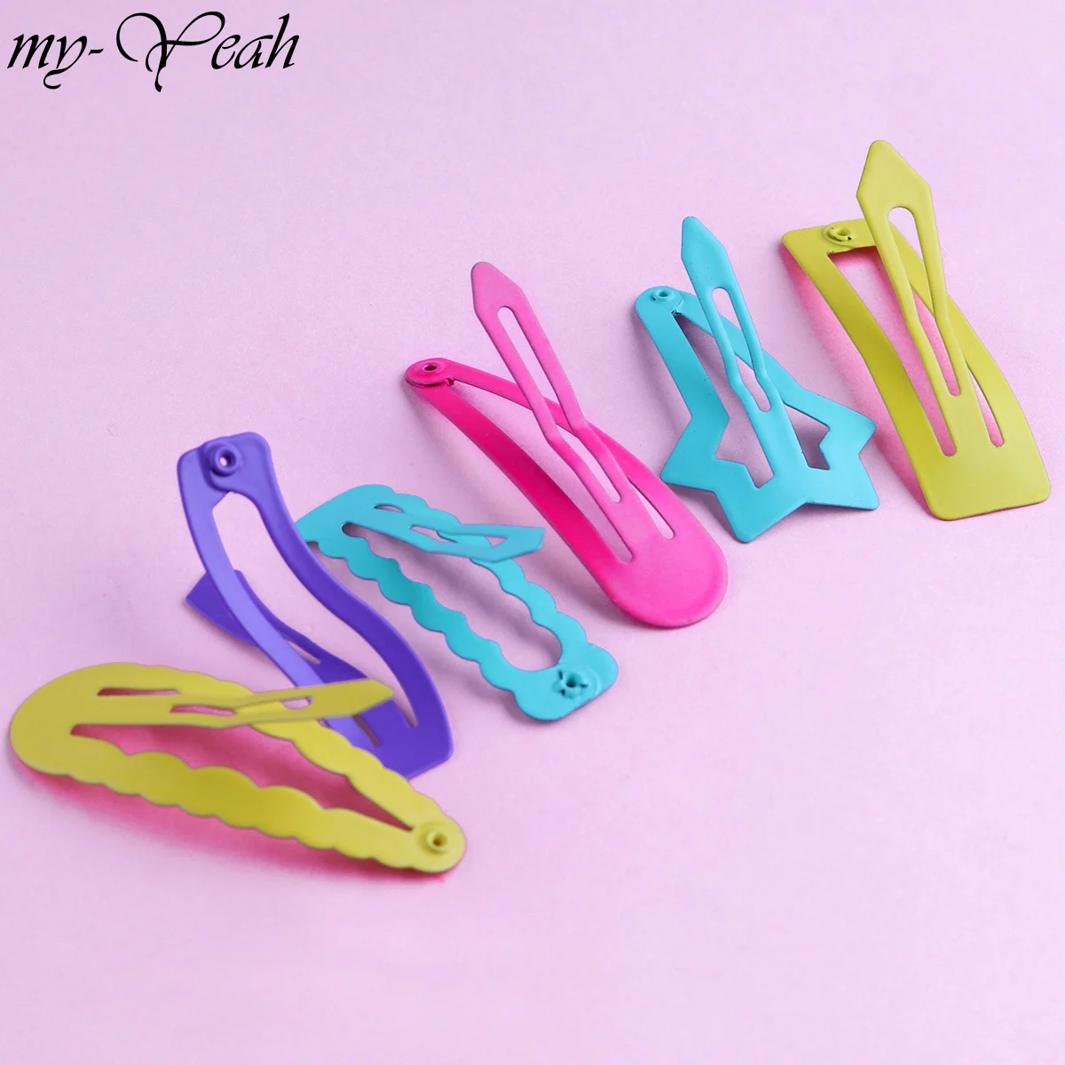 6 шт./компл. детские заколки для волос стильная футболка с изображением