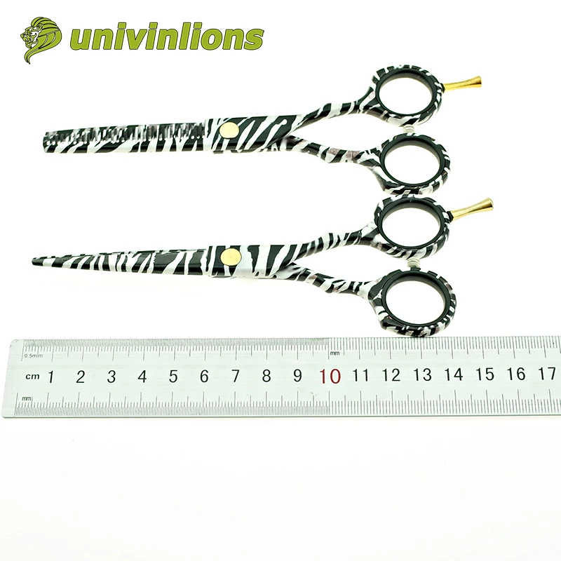 Японские ножницы для стрижки волос zebra 5 дюйма парикмахерские распродажа 440C