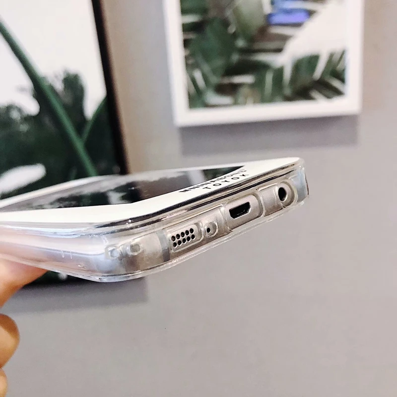 Чехол-накладка с жидкими блестками для Samsung Galaxy S8 plus S7 Edge S9 |