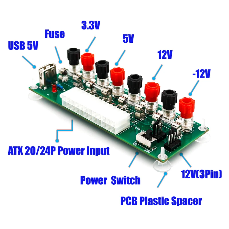 ATX 24Pin 20 или настольная плата компьютерный ПК блок питания прерывающийся модуль