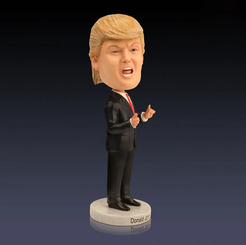 Новинка куклы с головой Дональда Трампа игрушки вибрационной антистрессовые