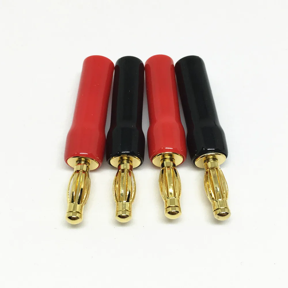 2 шт. позолоченные штекеры 4 мм|connectors gold|connector 4mmconnector wire |