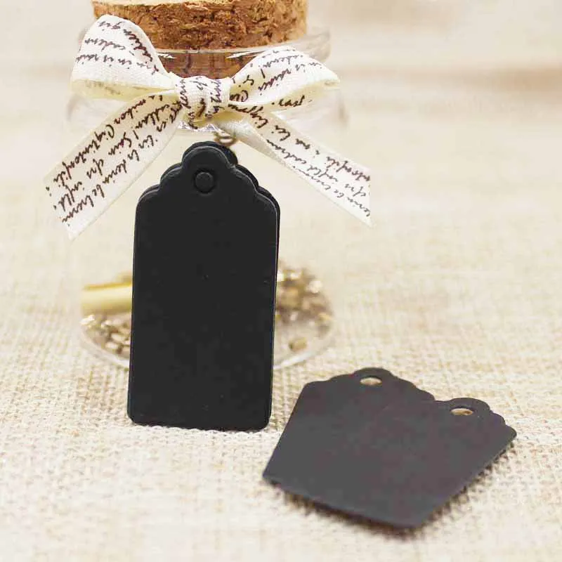 300 шт. чёрный/коричневый/белый картон 2*4 см | Украшения и аксессуары