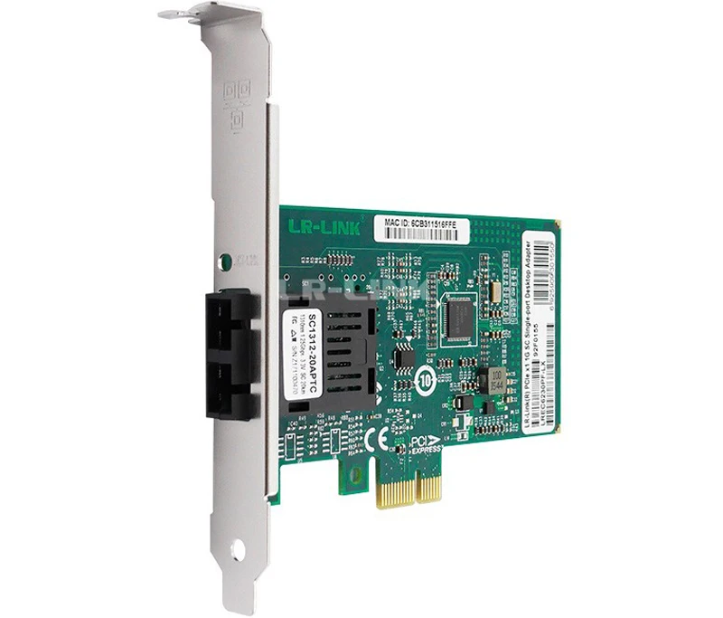 LR-LINK 6230PF-LX PCI Express сетевая карта Ethernet-коммутатор для подключения оптоволоконного кабеля оптический сетевой адаптер SMF Настольный ПК Intel I210