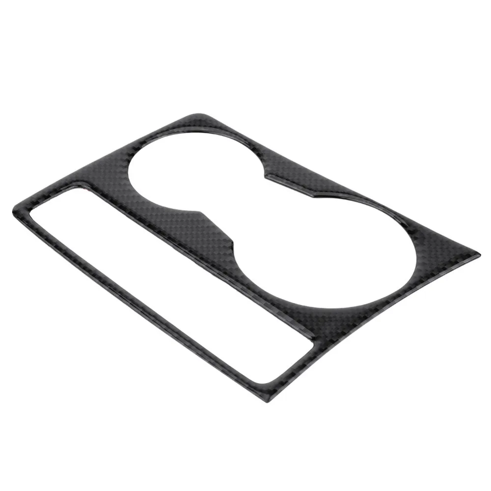 Автомобильная центральная консоль из углеродного волокна подставка для стакана