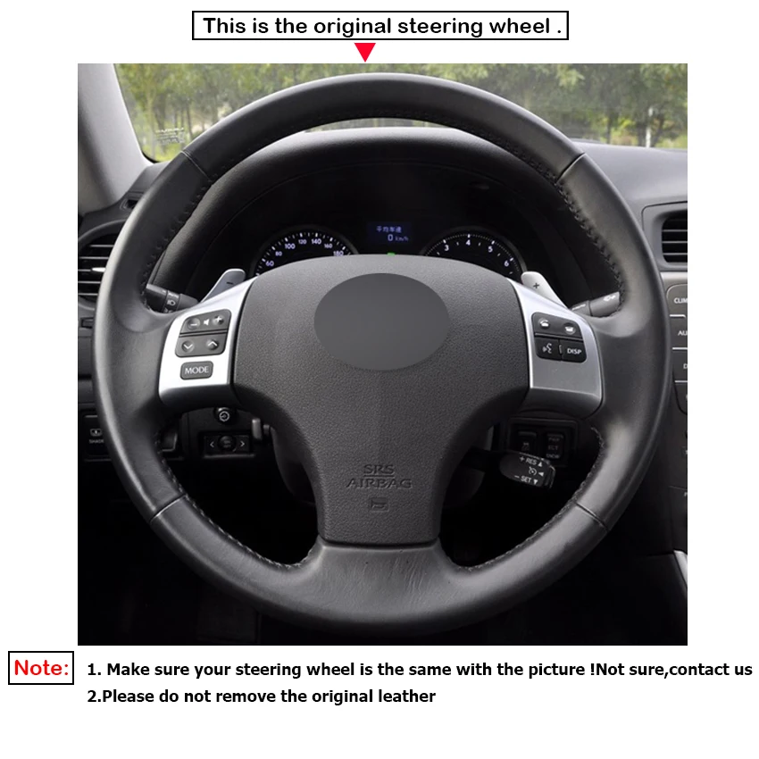 LQTENLEO черная замша DIY автомобиля Руль Подходит для lexus является IS250 IS250C IS300 IS300C IS350 IS350C F SPORT 2005-2011