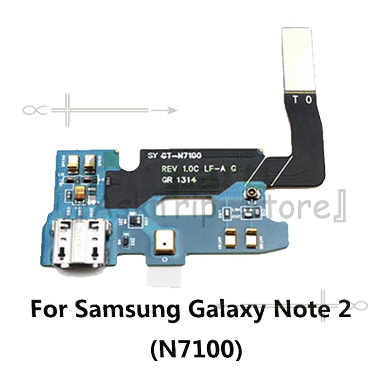 100% Новинка для samsung Galaxy Note 2 II N7100 N7102 N7105 USB порт зарядное устройство зарядный