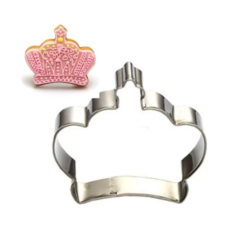 Форма для печенья в форме короны принцессы принадлежности выпечки помадка форма
