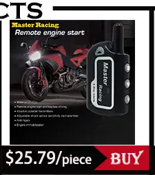 Master Racing Alarm двухполосная мотоциклетная сигнализация Система управления смайликом запуск двигателя Противоугонная охранная сигнализация с 2 ЖК-дисплеем