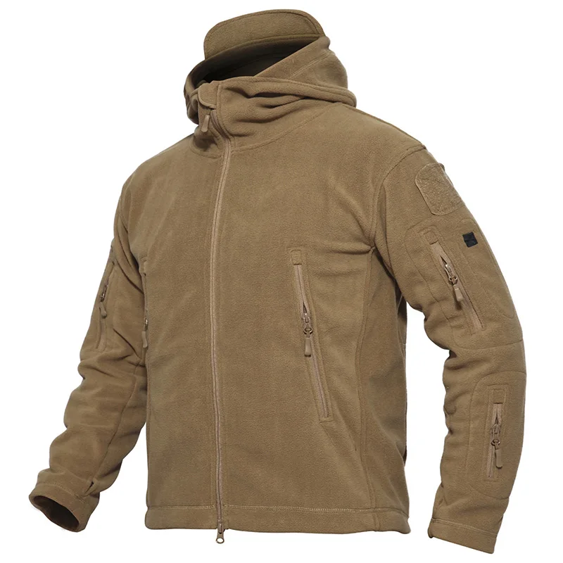 Khaki ReFire gear зимняя ветрозащитная мужская уличная куртка теплая ветровка флиса походная тактическая куртка Мужская охотничья кемпинг, катание на лыжах пальто - Цвет: Khaki